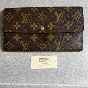 Louis Vuitton Dark Brown Monogram Wallet